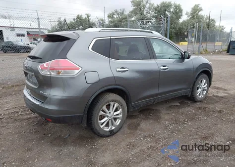 2015 Nissan Rogue Sv z USA, uszkodzony, nr VIN KNMAT2MV5FP554079
